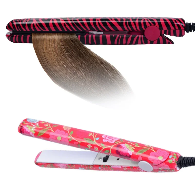 Electronic Hair Iron Hairstyling Portable Ceramic Flat Iron Hair Straightener Irons Styling Tools