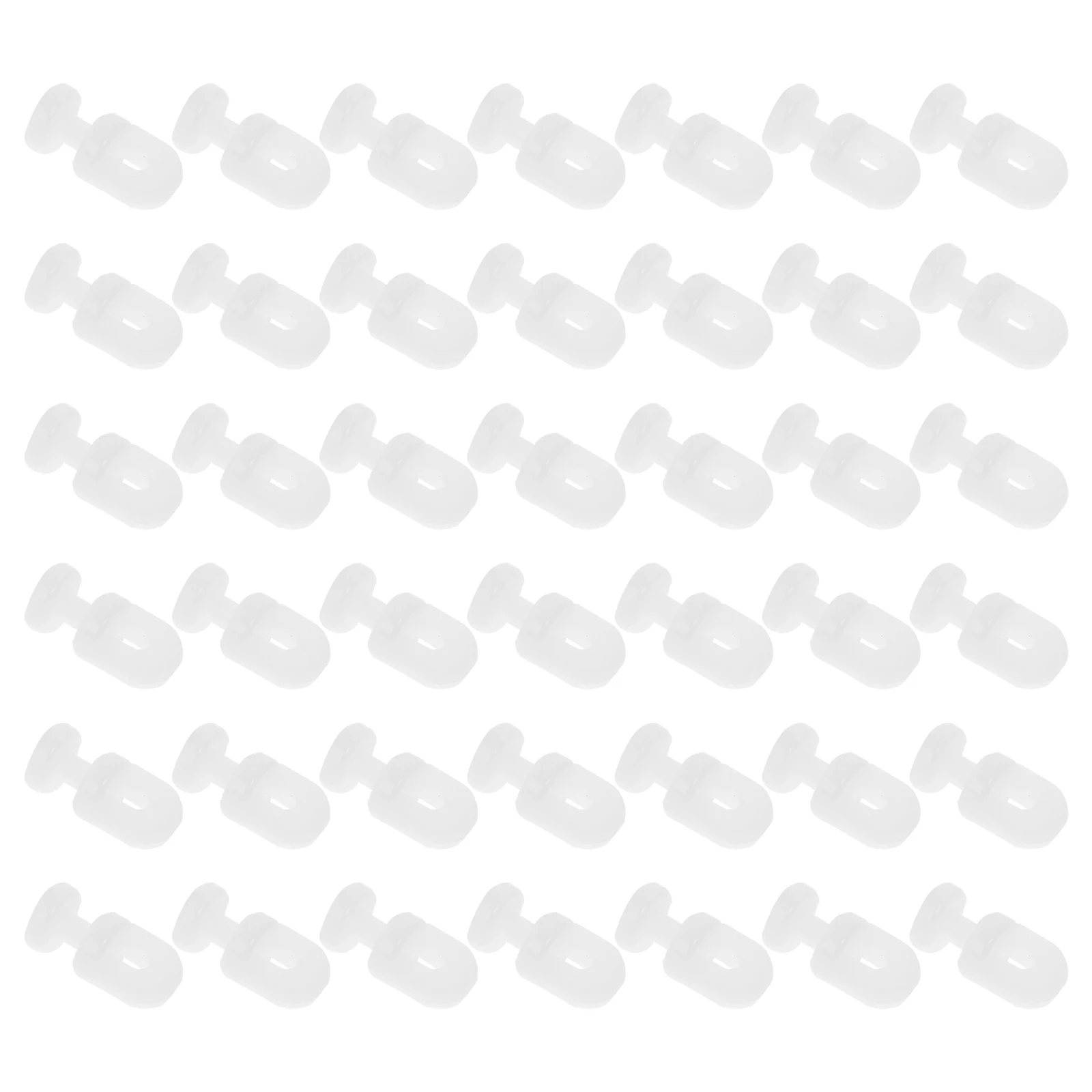 

200 Pcs Curtain Buckle Curtains Pulley Track Clips Roller Universal Plastic Rollers