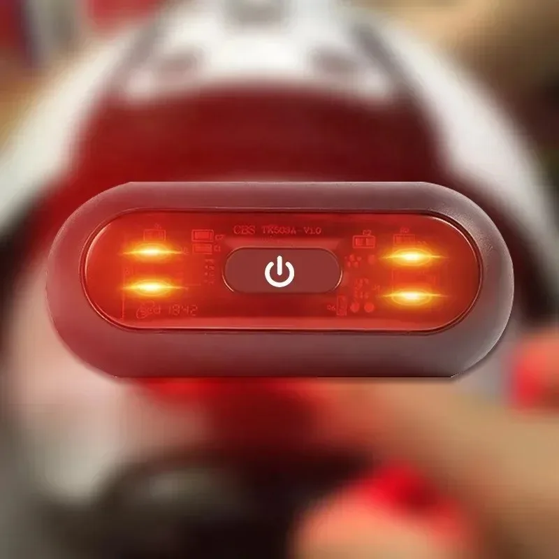 

Motorcycle Bike Rear Helmet Lamp Safety Warning Tail for Bike Helmet Light Waterprooof Motorcycle Helmet Brake Light LED