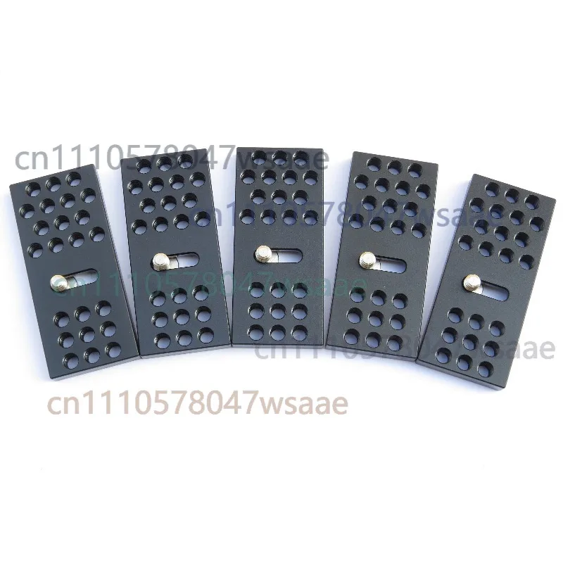 Multi‑Hole Cheese Plate With 1/4 Inch Thread Hole, Height‑Up DIY Custom Camera Rig Modification Photography Accessory