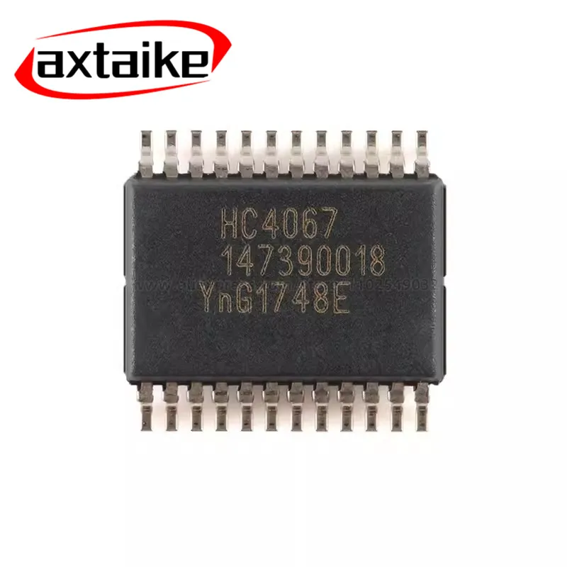 

10PCS 74HC4067DB 74HC4067 HC4067 74HC4067DB,118 SSOP-24 Multiplexer Switch ICs SMD IC