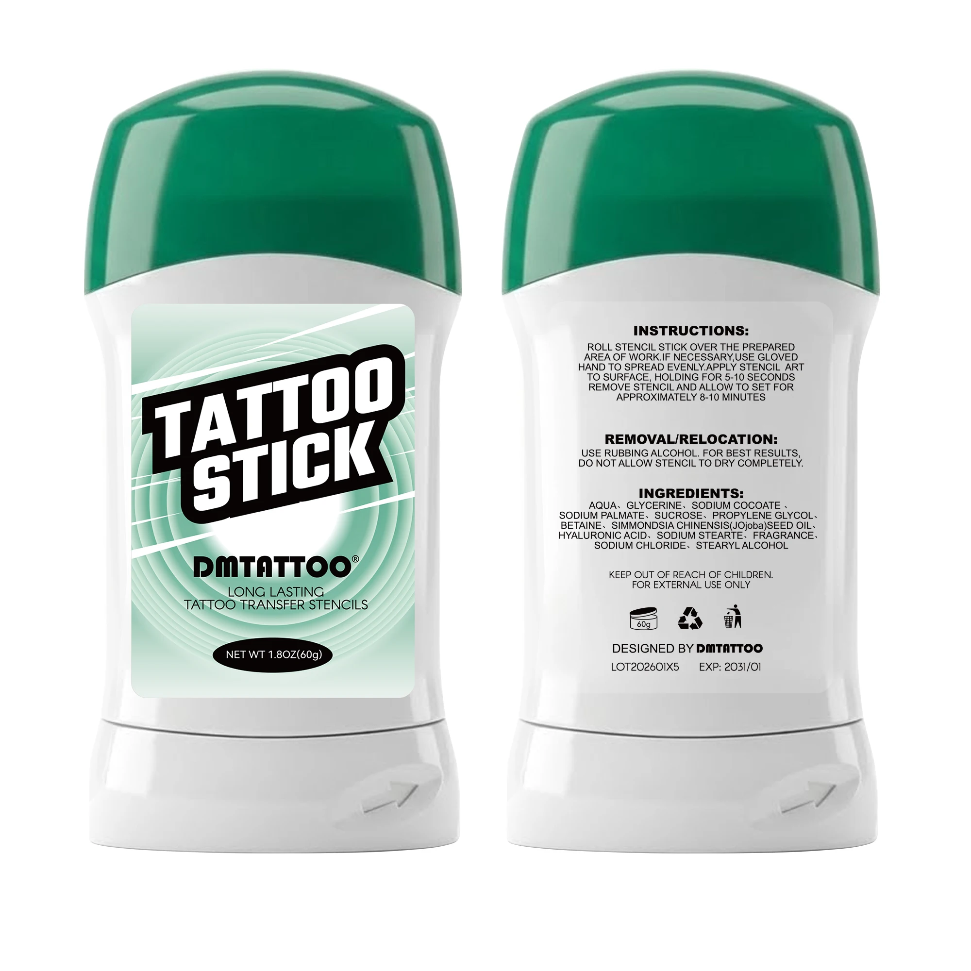 

1/2/3 шт. гель-паста для татуировок DM, профессиональный трафаретный гель для тату, паста для переноса на кожу, 60 г, мазь для тату, принадлежности для татуировок