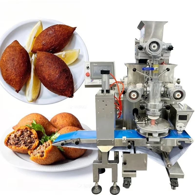 Kubba  Kibbe Small Encrusting Machine Automatic Stuffed Dough Forming Equipment Compact Food Processing Production Line