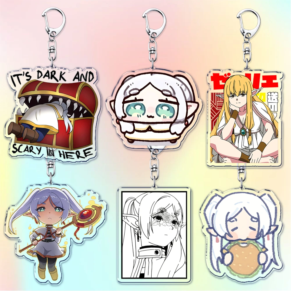 Popular Anime Keychains for Accessories Bag Keyrings Jewelry Fans Friends Gifts