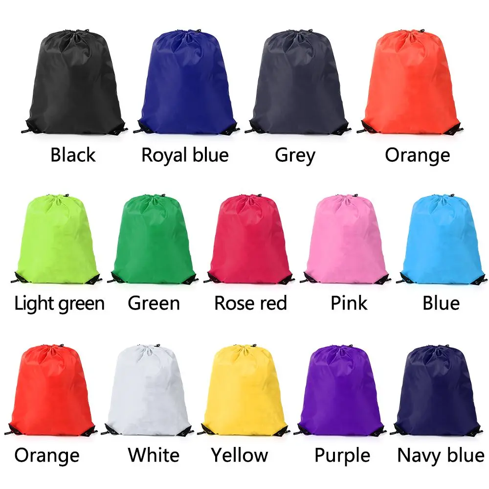 Fashion Schoolbag Waterproof Portable Backpack Drawstring Bag Sports Backpack Rucksack