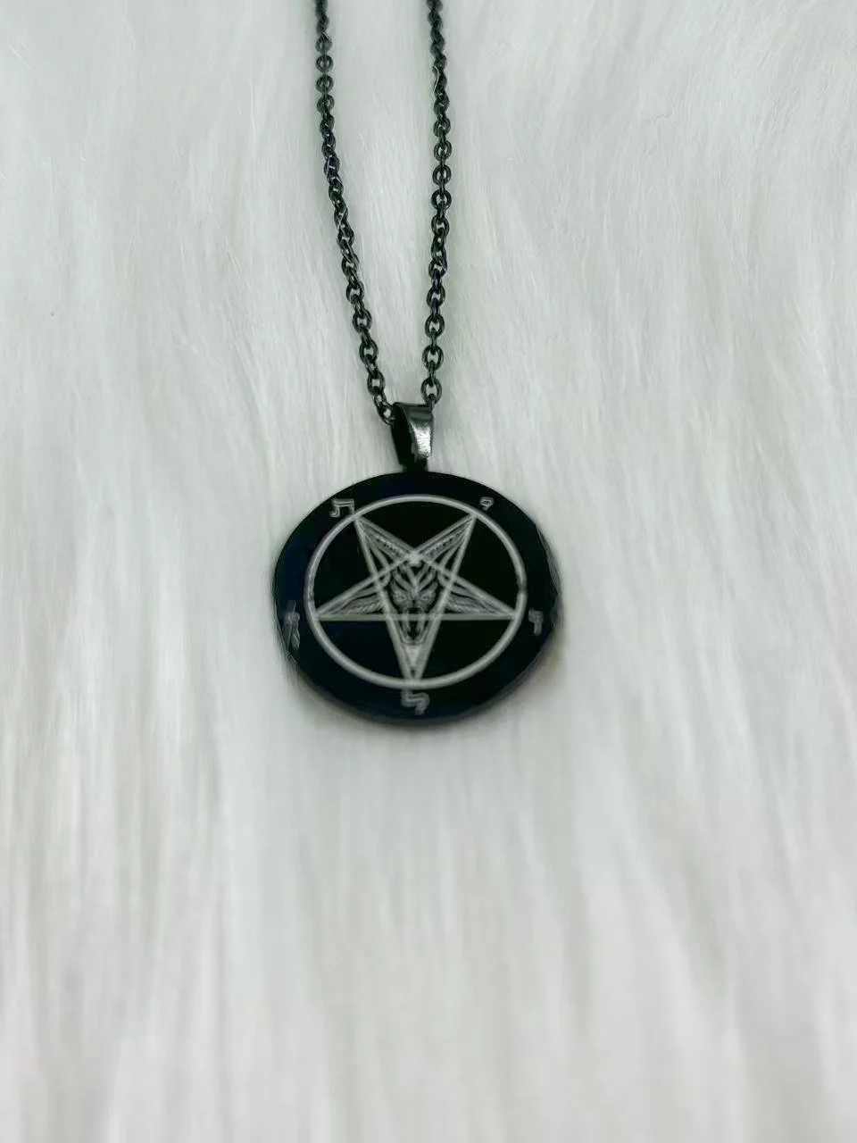WOUWU MEN AZAZEL ABADDON BERLIAL BEELZEBUB LUCIFER SAMAEL SEAL LUCIFER SIGIL MELHOR PARA REIGER IN HELL PENDENTE COLAR PARA