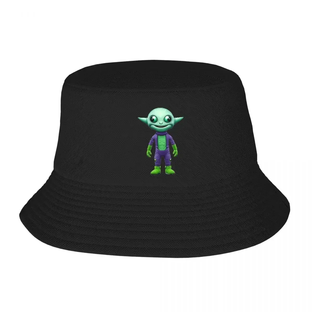 estrarre-verde-alienigena-chapeus-de-balde-ovni-panama-para-criancas-bob-pescador-ao-ar-livre-verao-praia-pesca-bones-unissex