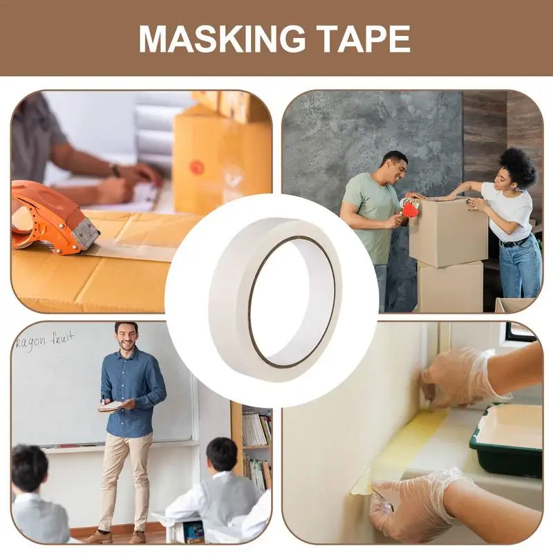 เทปจิตรกรหลากสีอุปกรณ์ศิลปะแบบทำมือเทปม้วนสีกระดาษกาวฉีกง่ายเทปงานฝีมือสำหรับเด็กเพื่อความสวยงามในรถ