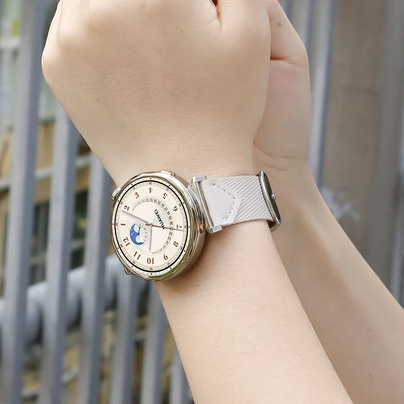 حزام نايلون لساعة هواوي ، سوار ساعة رياضي للرجال والنساء ، سوار كوريا ، سوار معصم نسائي ، GT5 ، GT4 ، 41 ، 42 ، 18 way