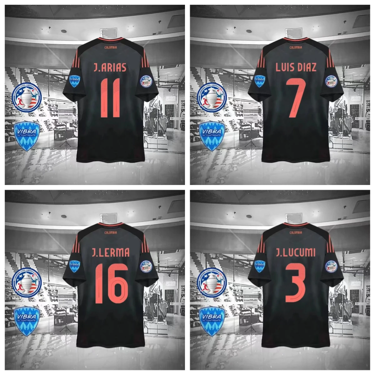 2025 Camiseta deportiva de secado rápido para hombre Colombia Copa América Jersey verano afuera Fans jugadores sudoración camiseta fútbol Y2K