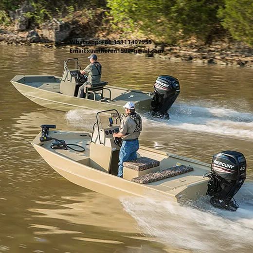 Kinocean Aluminum Center Console Fishing Jon Boat 14ft 16ft 18ft