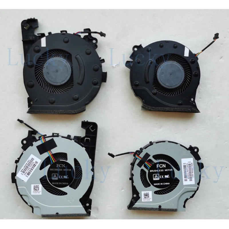 f   For HP 15-CX TPN-C133 Laptop CPU GPU Cooling Fan L20334-001/ L20335-001