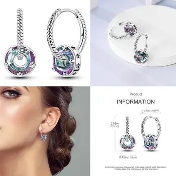 10 best sales Pandora 925 originale Aretes - №8