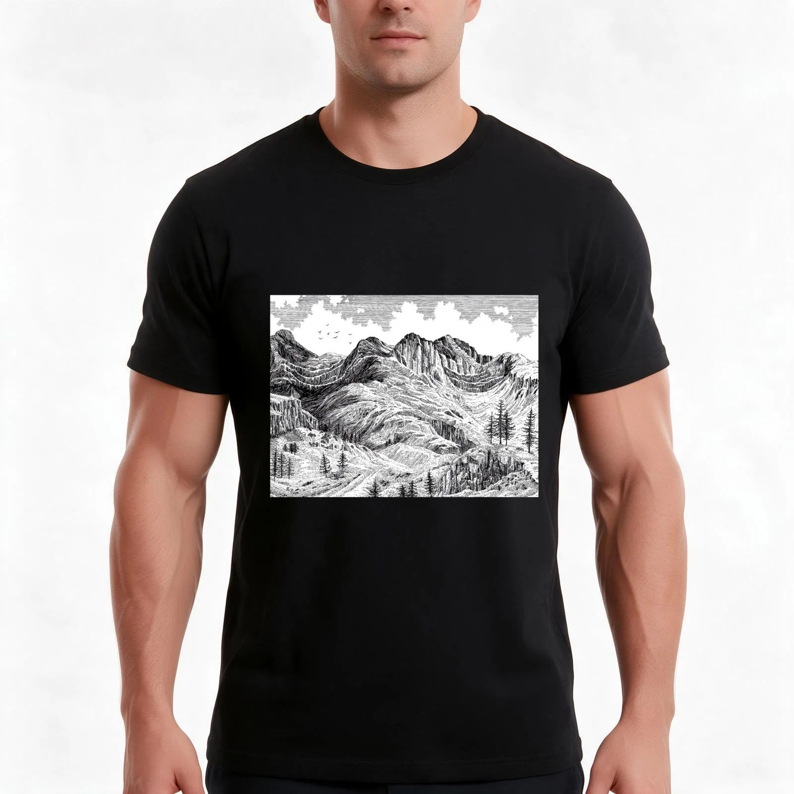 WALLS OF DURIN T-Shirt, Summer Casual Cotton Tee, Oversized Streetwear Tops, Vintage Graphic Print, Loose Fit Short Sleeve