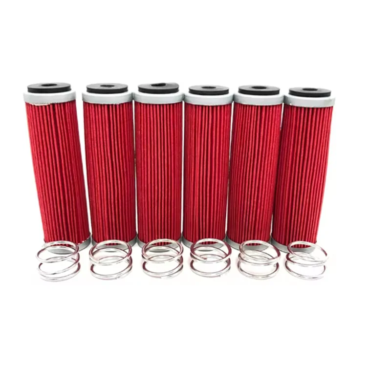 Fuel Filters Oil Filter Set(6Pcs) For ZONGSHEN NC250 NC450 Motorcycle Engine KAYO RX3 Motoland BSE AVANTIS BRZ FXMOTO X3