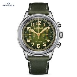 Gabbiano 40mm cronografo da uomo orologio meccanico Pilot ST19 movimento uomo Air Force Aviation Sapphire Clock reloj hombre 819.93.2023