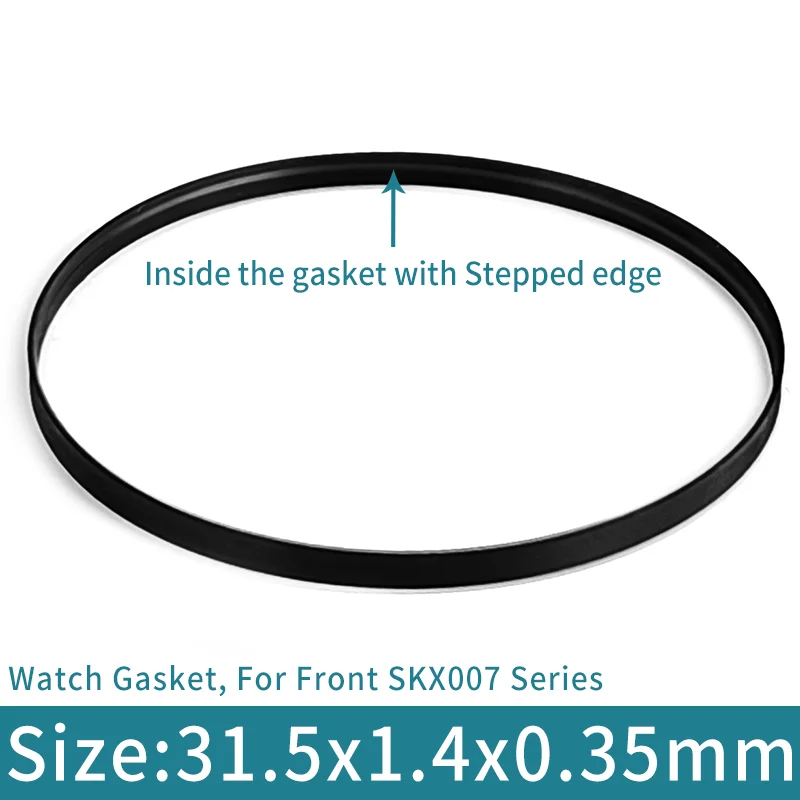 Gasket for skx007 skx011  front crystal gasket and case back Watch accessories Parts ,   Free shipping , 10pcs