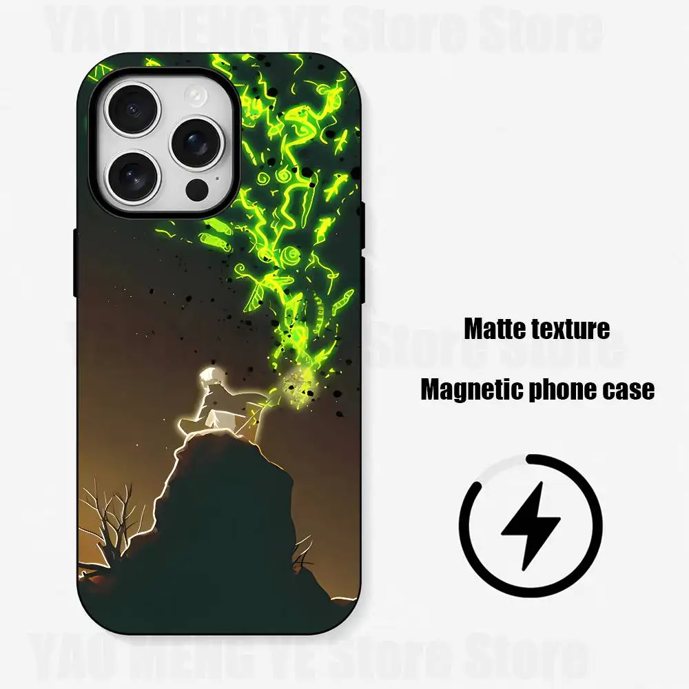 Anime Mushishi Frosted Soft Silicone For Phone Case For Iphone11,12,13,14,15,16,17 Pro Max Wireless Charge Magnetic Bumper Cover view 5