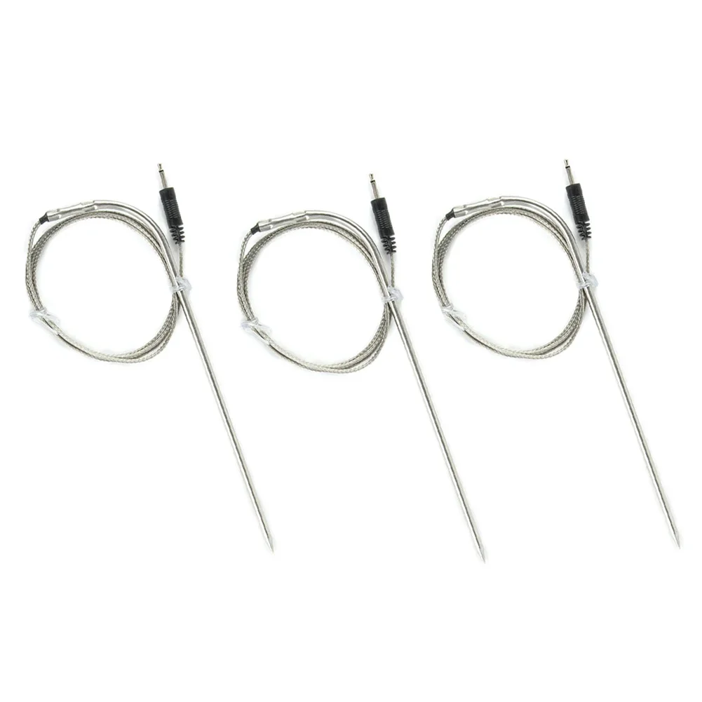 3PCS DC2.5 Probes Sensor Replacement Spare 2.5mm For BBQ Thermometer Connector For Thermometer IBBQ-4T / IRF-4S Tool Accessories