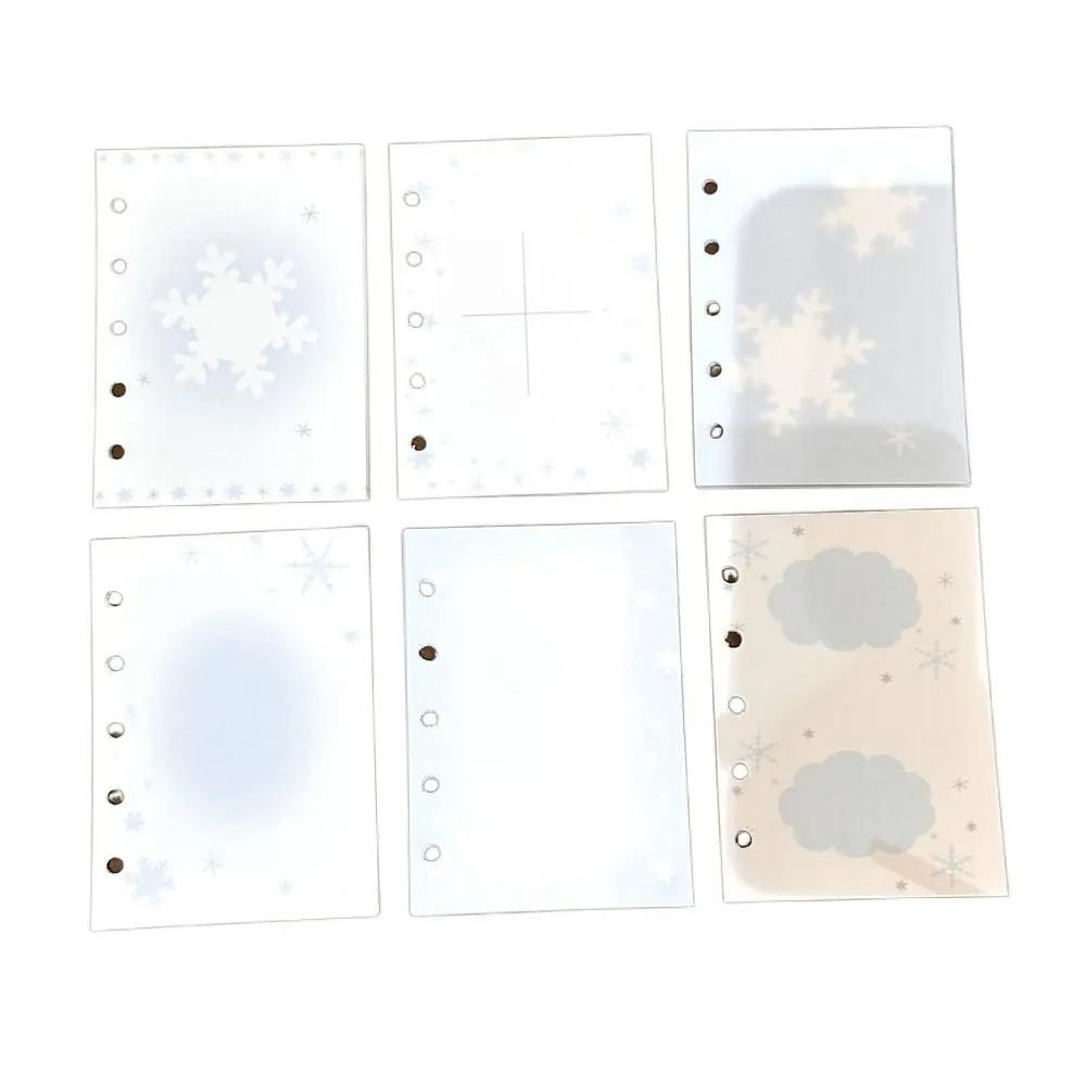 40Sheet/50Sheet/60Sheet M5 A8 Loose-Leaf Notebook Refill Paper Fish Sushi Cake Inner Refill Binder Paper Pages