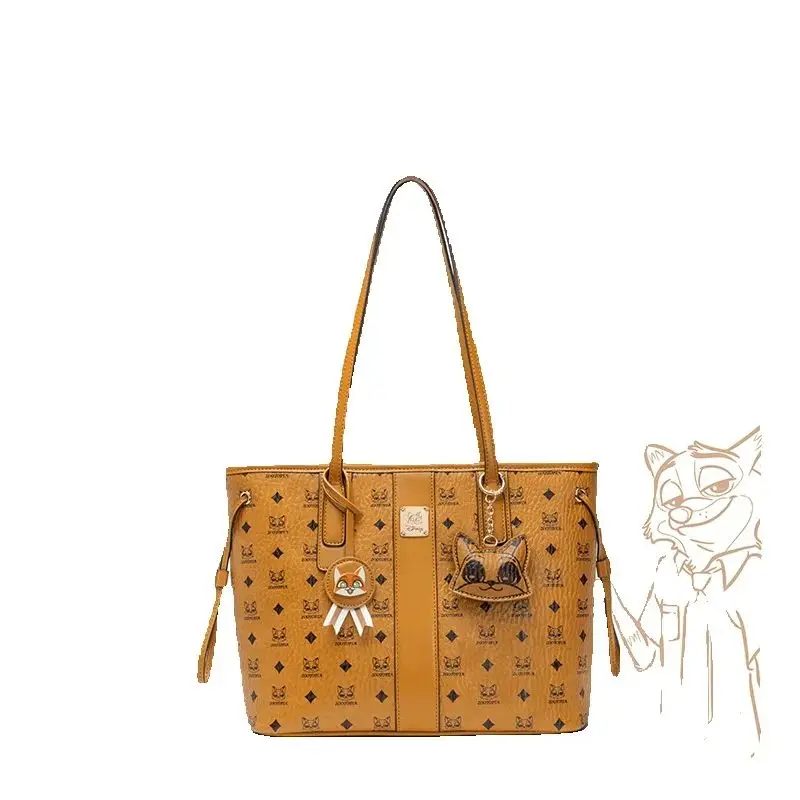 

Disney [Подарок на день рождения] Оригинальная сумка-тоут Nickelodeon большой вместимости, сумка через плечо, женская большая сумка, дорожная сумка, роскошные дизайнерские сумки