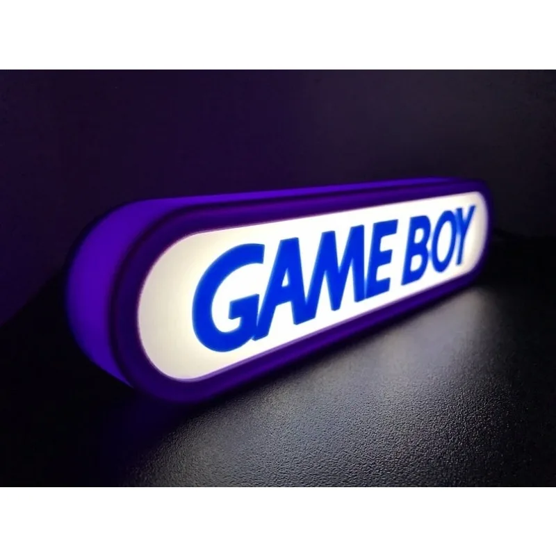 3D Printed Led Sign LED Lightbox for Game Room Bedroom Wall Hanging Decor USB Nightlight Personalized Gift Table Lights