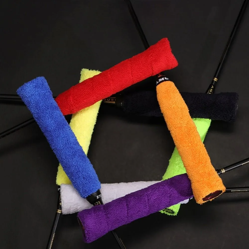 Microfiber Thickened Badminton Racket Towel Grips Anti-slip Band Sweat-absorbing Tape Racket Fishing Rod Slingshots Tennis Grips