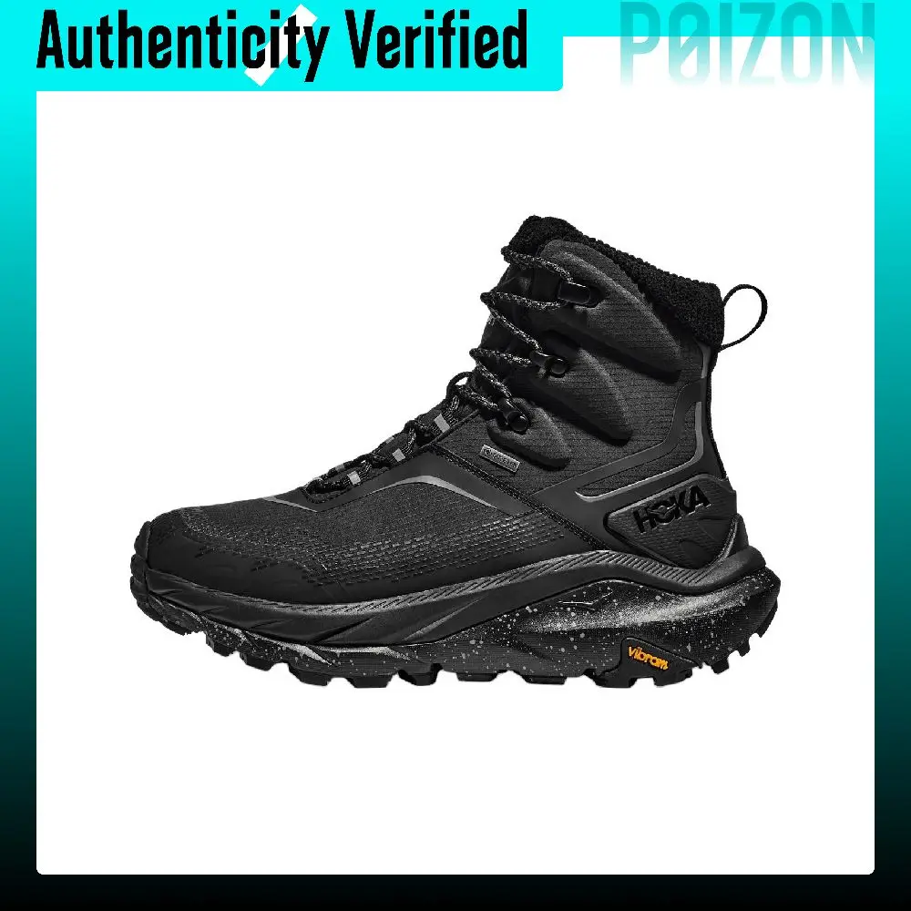 HOKA ONE ONE Kaha 2 Slip Resistant Abrasion Resistant High top Hiking Shoes Women's Black 1155195-BBLC