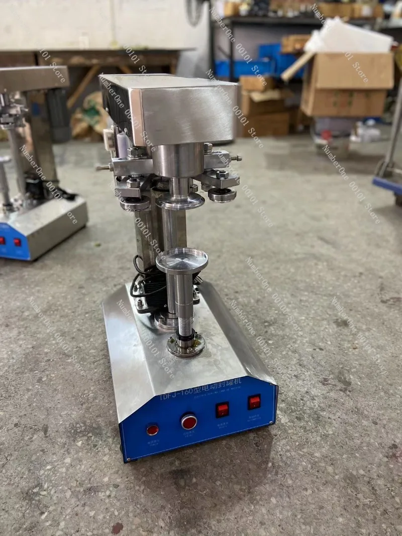 Fully automatic capping machine, tin can sealing machine, aluminum can capping machine