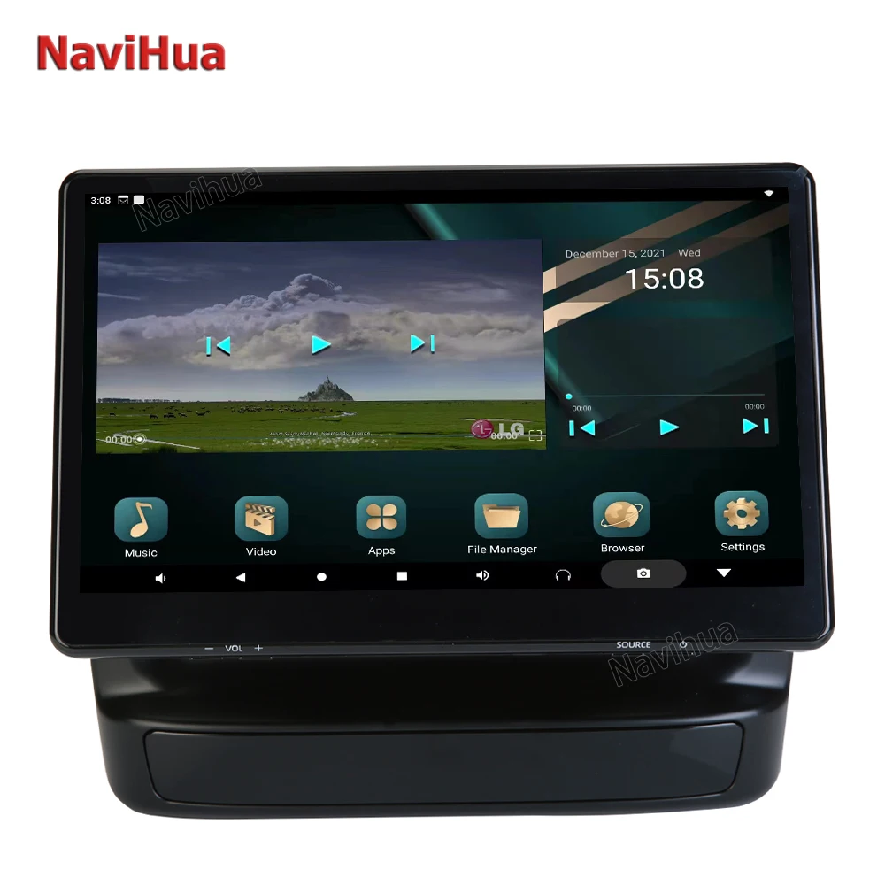 

Navihua Car Tv Headrest Touch Screen 14 Inch LCD Back Rear Seat Entertainment Car Headrest for ToyotaLandCruiser