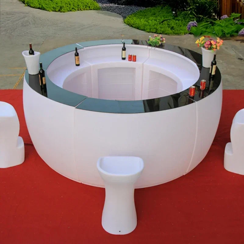 

Led Bar Table Large Dining Tables Kitchen Furniture Standing Cake Outdoor Room Decor Buffet High Cool Small Bright Counter Party