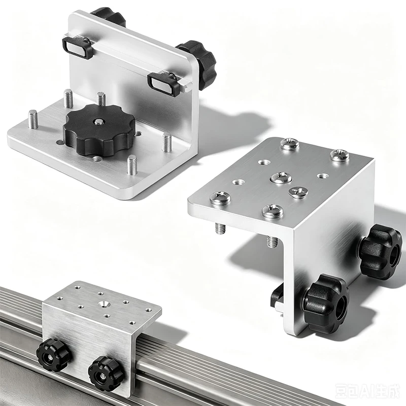 90 Degree Boat Track Mount Base for Lund Sport Track, Versatrack, BroCraft & Cannon Systems for Rod Holders & Marine Accessories