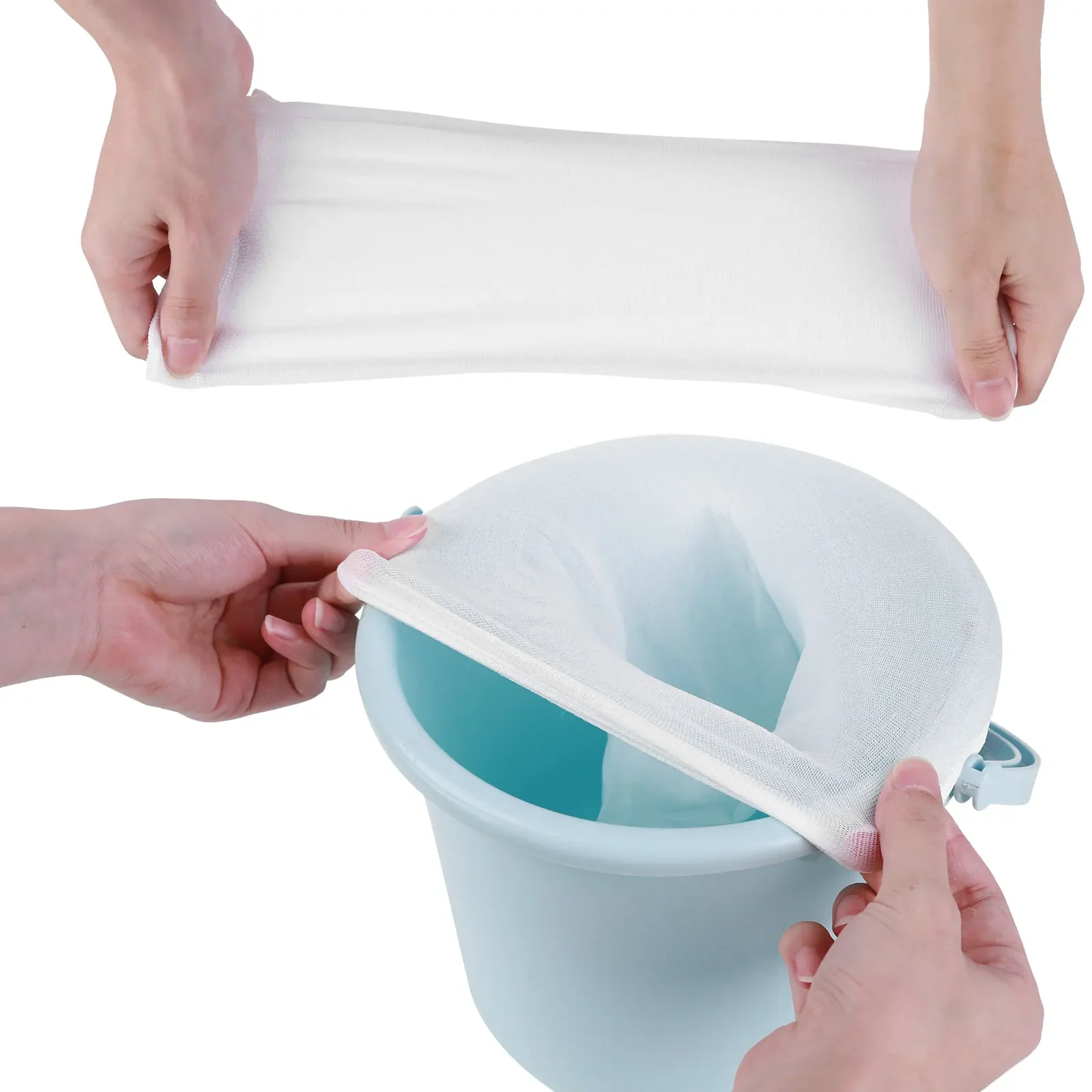 20/5Pcs Filter Storage Pool Skimmer Socks For Basket Skimmer Outdoor Pool Cleaning Filters Net Nylon Swimming Pool Filter Socks