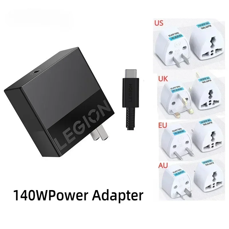 Lenovo Legion C140W GaN Adapter 140WOutput Power Small Portable PD3.1 Type-C CToC Cable for Legion Phone Tablet Laptop wholesale