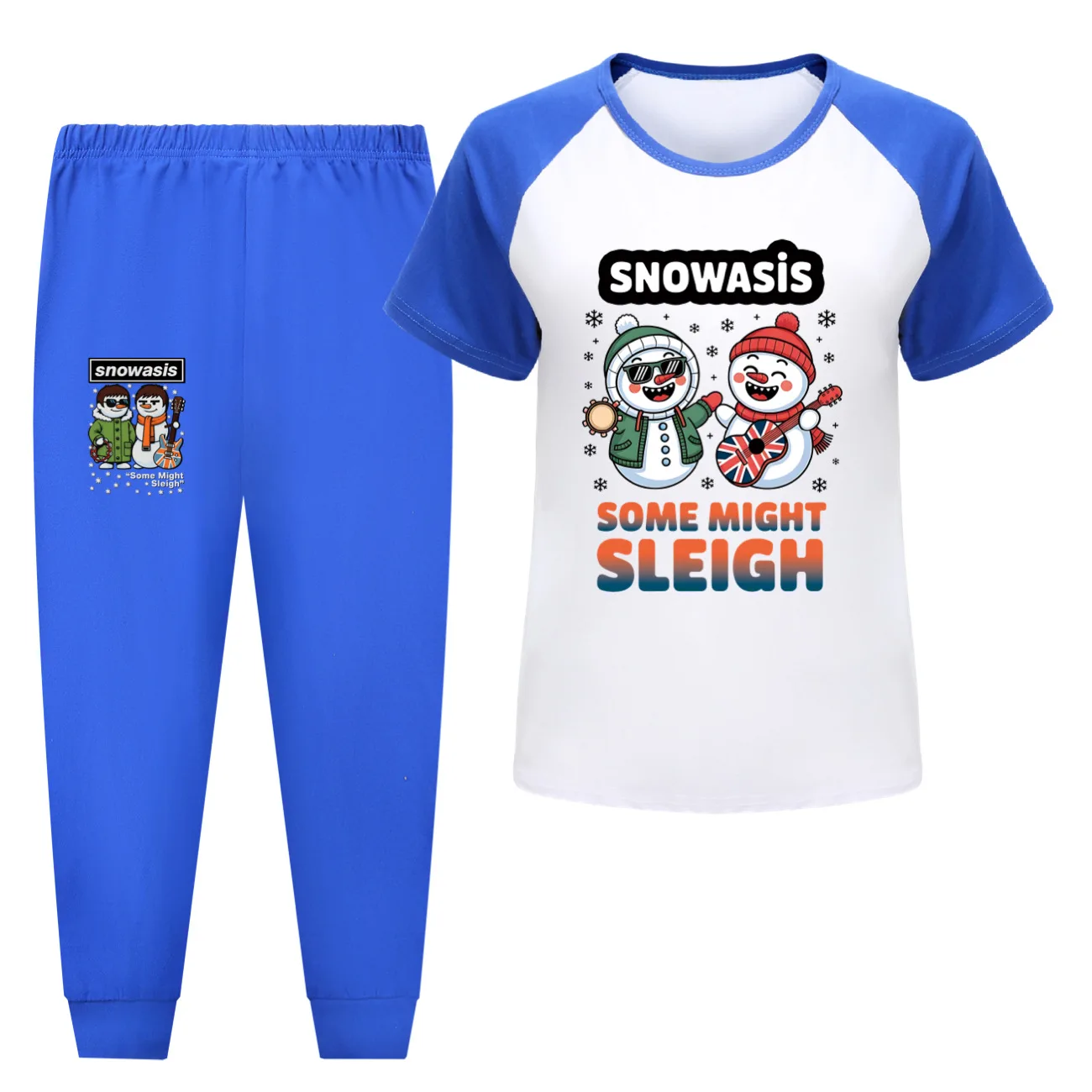 مضحك الثلج بعض قد مزلقة بيجامات للأطفال مجموعة طويلة الأكمام 2 قطعة ملابس خاصة المنزل السراويل للجنسين بنين بنات في سن المراهقة الصيف جمع