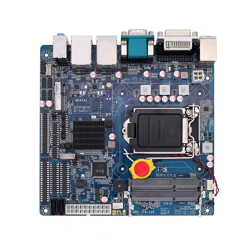 Intel HD GRAPHICS Intel H81 Chipset Intel Core LGA1150 Thin ITX Motherboard with 2xDDR3 RTL8111 Gigabit network adapter chip