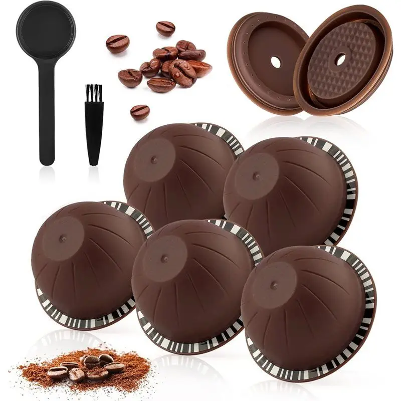 AEE2-Reusable Vertuo Capsules 230Ml Refillable Coffee Capsule For Nespresso Vertuo And Vertuoline Coffee Maker