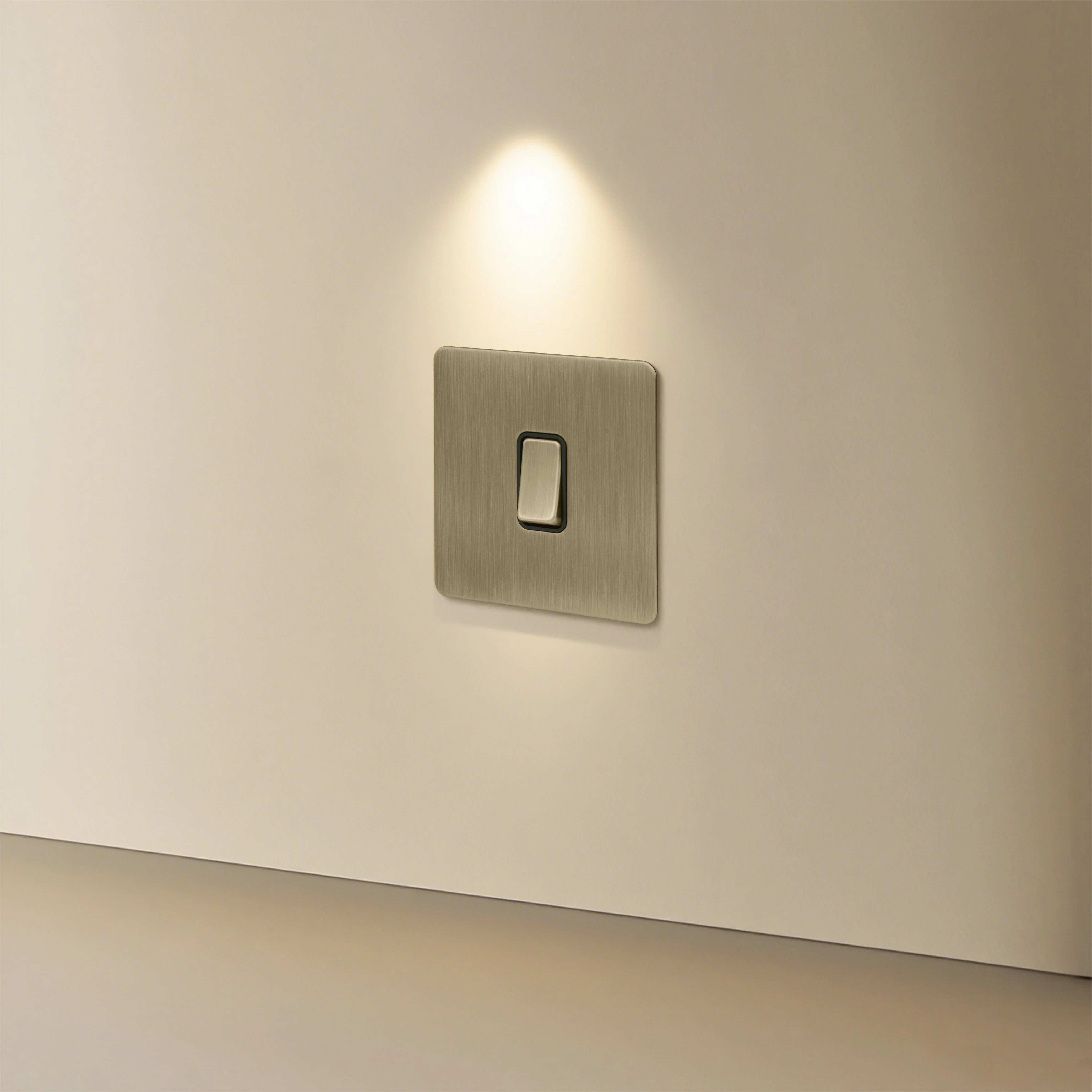 Avoir Brushed Bronze Push Button 2 Way Vintage Wall Outlet USB Type C Dimmer Switches EU FR For House Cat6 Wall Panels 86 Type - view 2