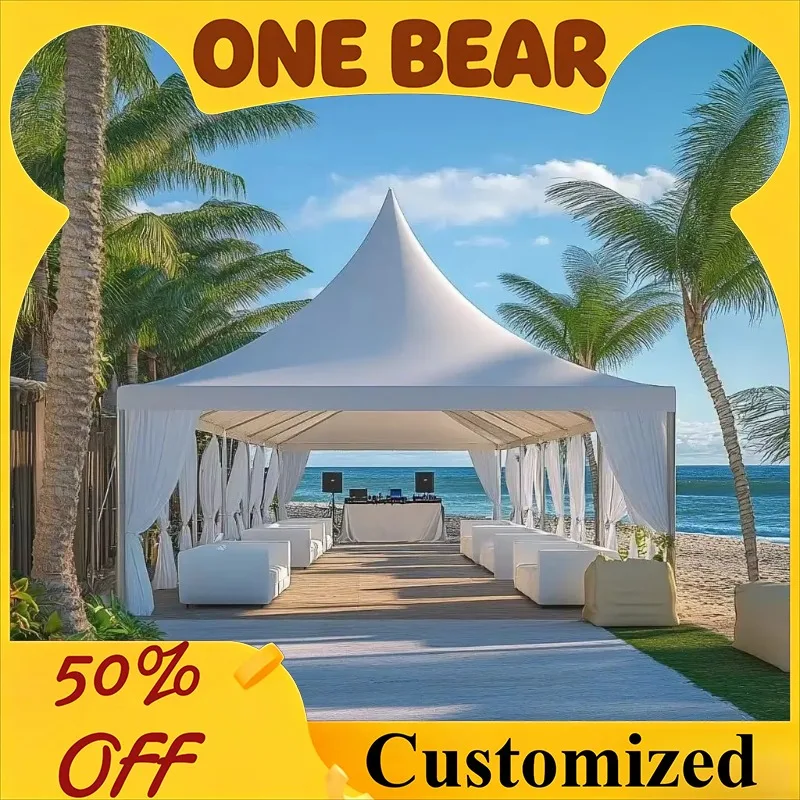 Sturdy Large Pyramid Shelter Tent Pyramid‑Shaped Outdoor Canopy For Festival Events Multiple Custom Colors And Sizes Available