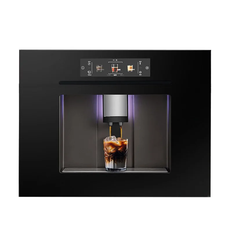 Built-in coffee machine automatic grinding coffee bean all-in-one machine Italian and American built-in home use