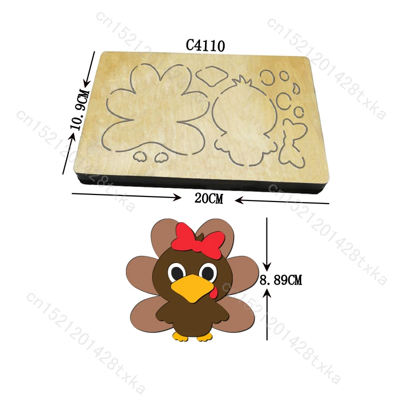 New turkey Wooden Dies Cutting Die Scrapbooking C4110 Multiple style