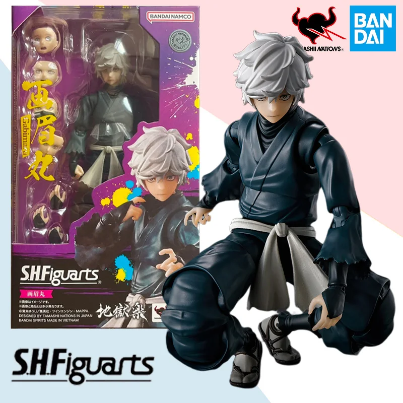 

Original Bandai Anime Action Figure Hell's Paradise SHFiguarts Gabimaru Finished Model Kit Collection Toy Gift for Children Kids