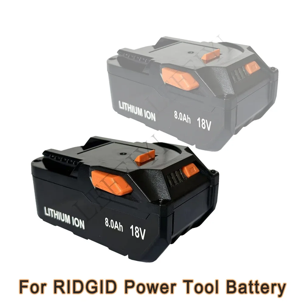 

For AEG 18V 8.0AH Battery Lithium-Ion Battery for RIDGID R840087 R840085 L1815R L1850R L1830R R840083 Series Cordless Power Tool