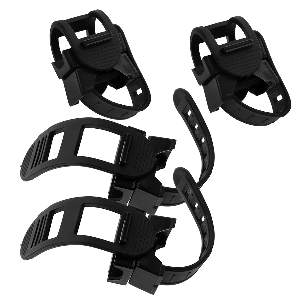 

4Pcs Crutch Holder Wheelchair Walking Cane Walker Mobility Scooter Accessories Stand Bicycle Light Clamp Support