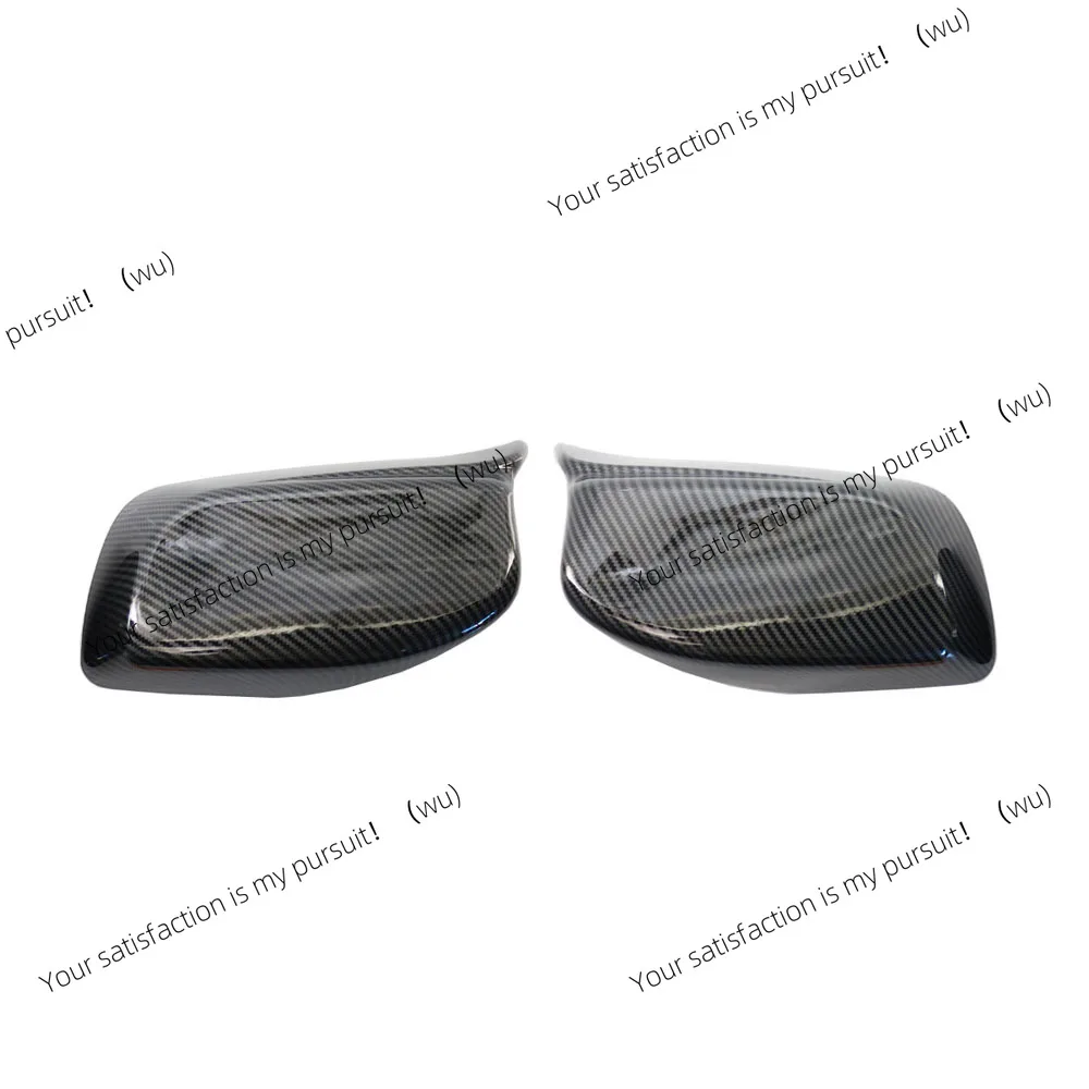 

Для BMW 5 серии E60 E61 E63 E64 2003-2008 рожок из углеродного зеркала, ярко-черный корпус зеркала заднего вида, пара