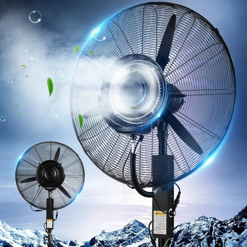 

Промышленный вентилятор Коммерческий наружный распылитель водяного охлаждения Вентилятор высокой мощности Электрический вентилятор от пола до потолка