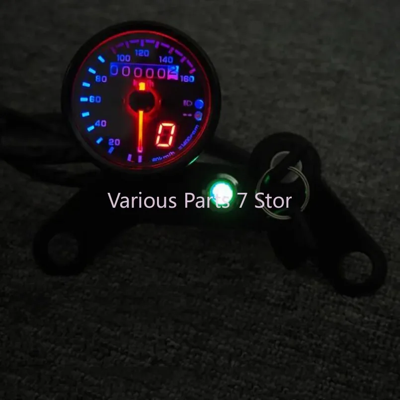 Motorcycle Accessories Modified Retro CG125 JH70 Instrument Set Bracket Gear Odometer Assembly