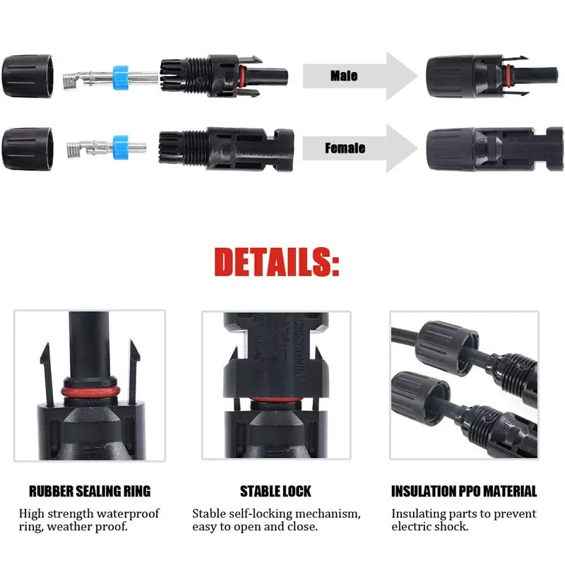 IWISS SN-2546B Solar PV Connector Crimping Tools Kit AWG14-10 (2.5/4/6mm²) Solar Panel PV Cable Wire EDM Die Hand Crimping Plier