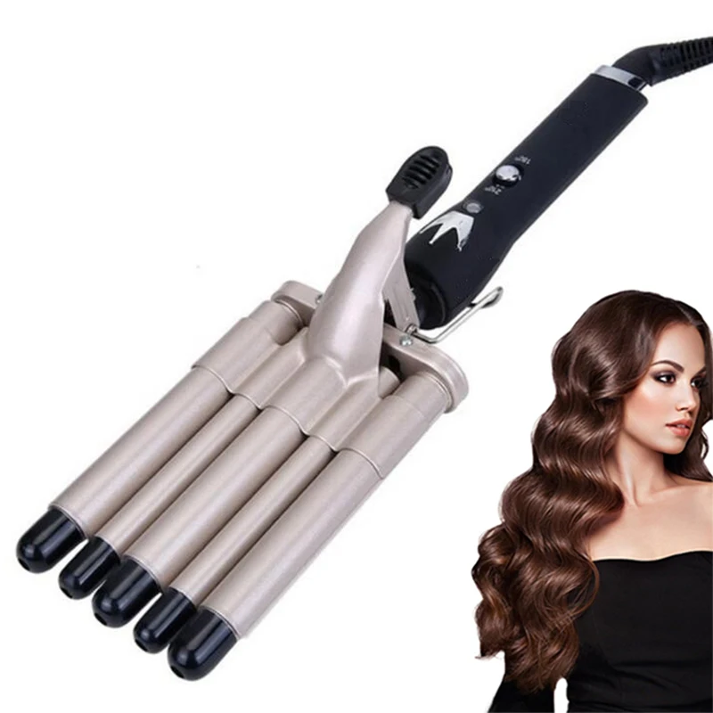 

3 in 1 Deep and Small Reversible Big and small wave styles triple barrel Deep Hair Waver Curling iron and curler