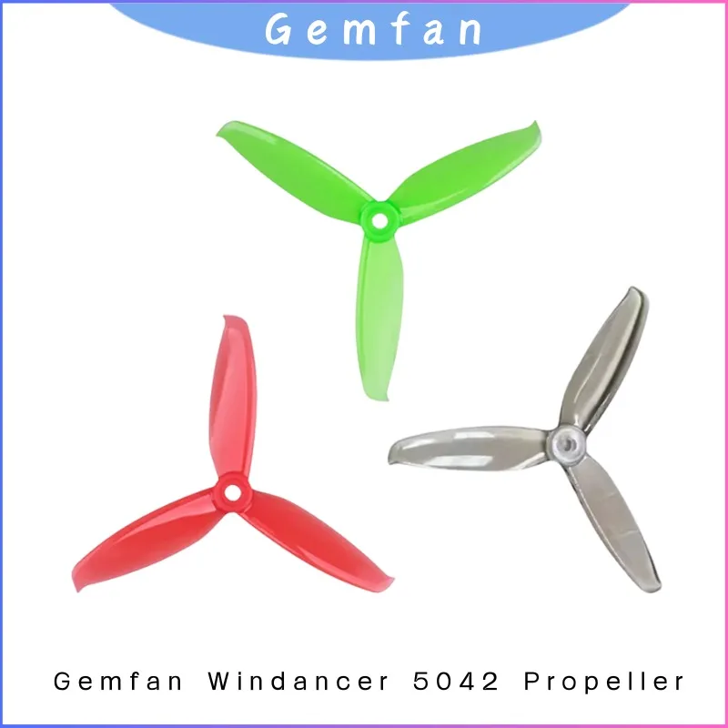 

Gemfan Windancer 5042 5X4.2X3 3-лопастной пропеллер для ПК для RC FPV Racing Freestyle 5 дюймов запасные части для дронов DIY